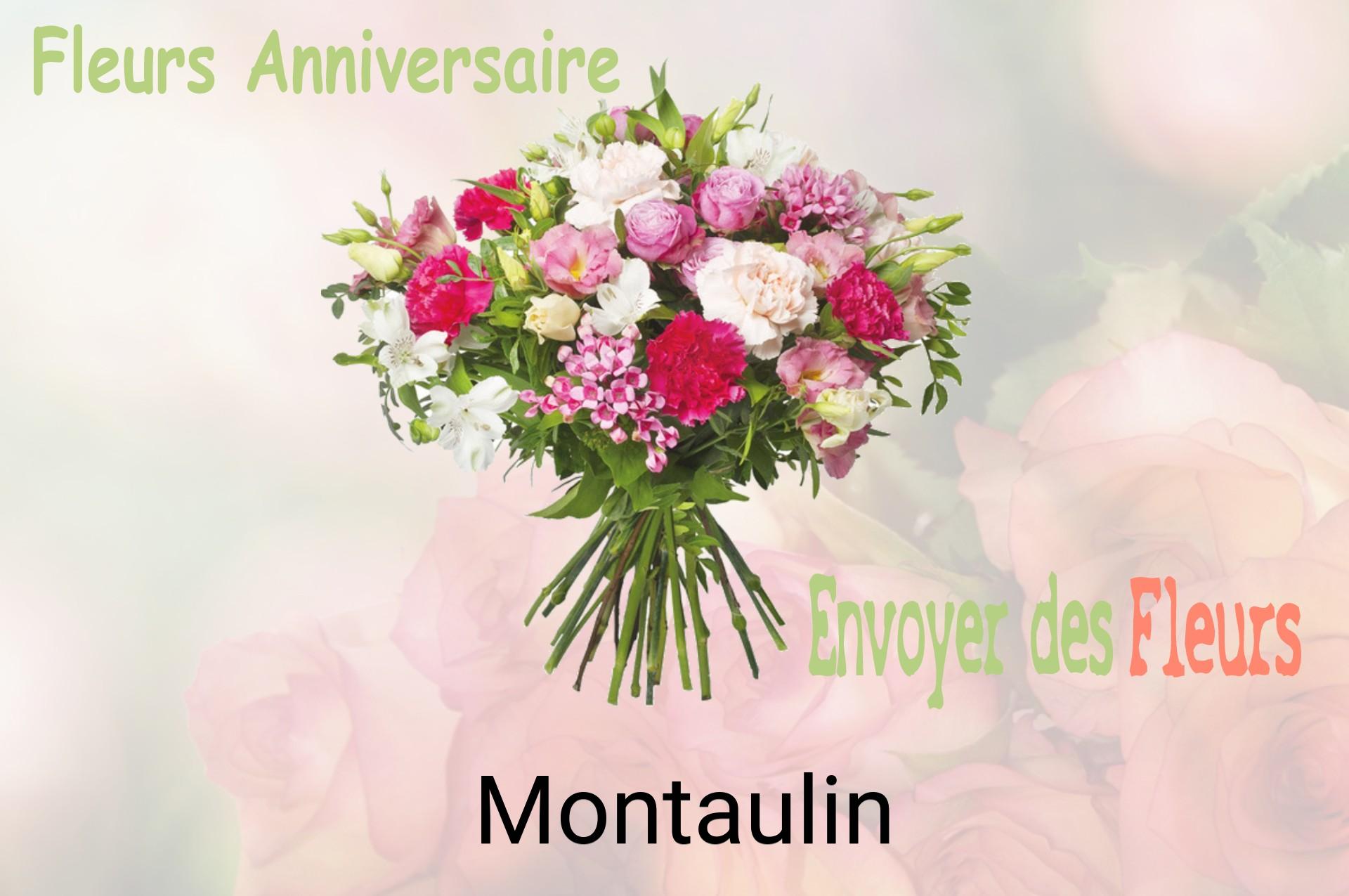Bouquet de fleurs d’anniversaire livré à Montaulin